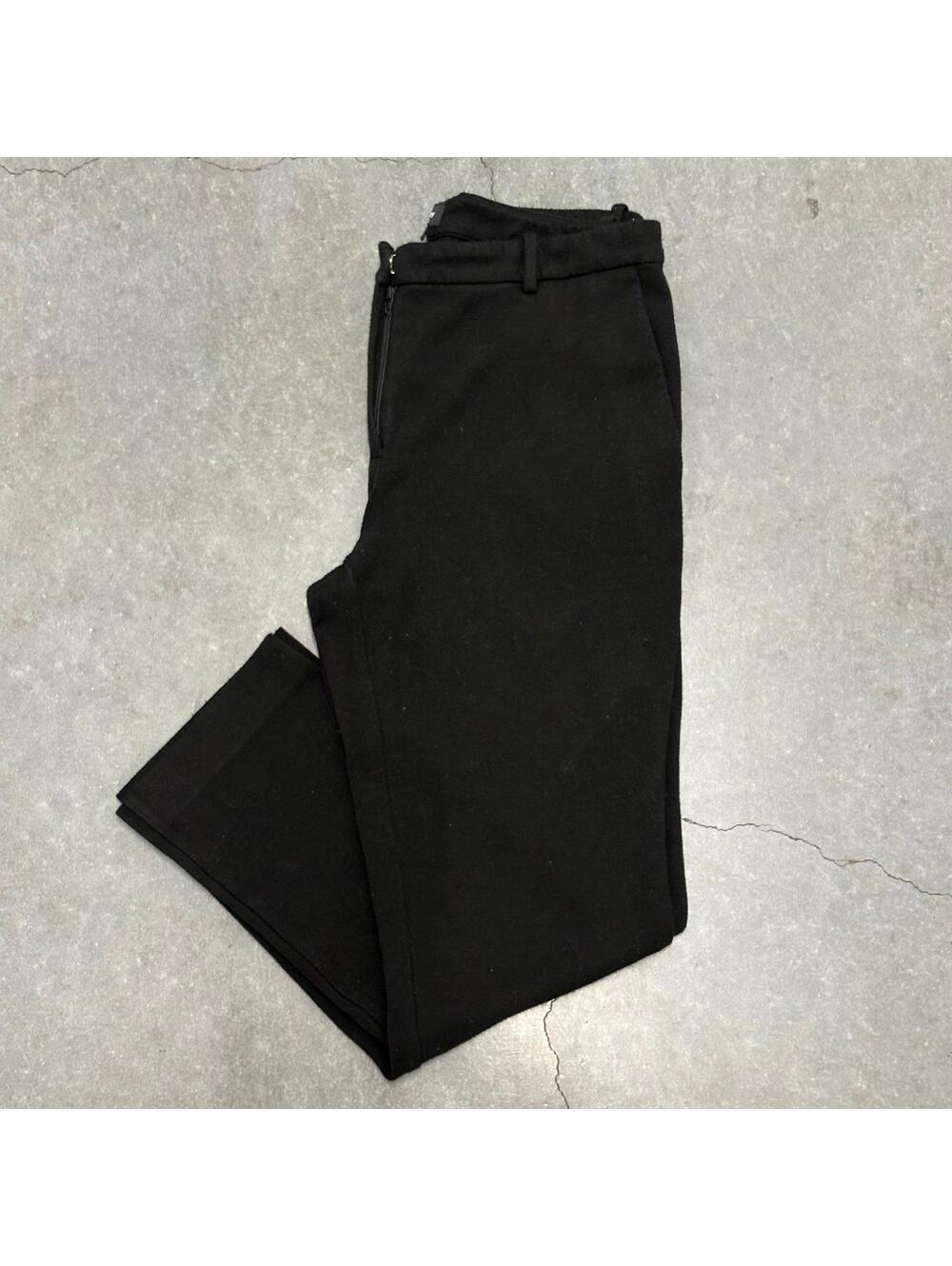 THEORY Plain Black Viscose Pants
